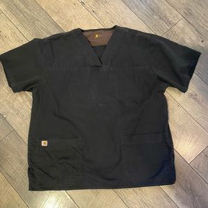 Black Carhartt Scrub Top